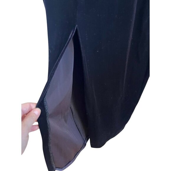 Stevie K Dress L Purple Velour Satin Bow Festival 80s Whimsigoth Fairy Preppy - Picture 5 of 16